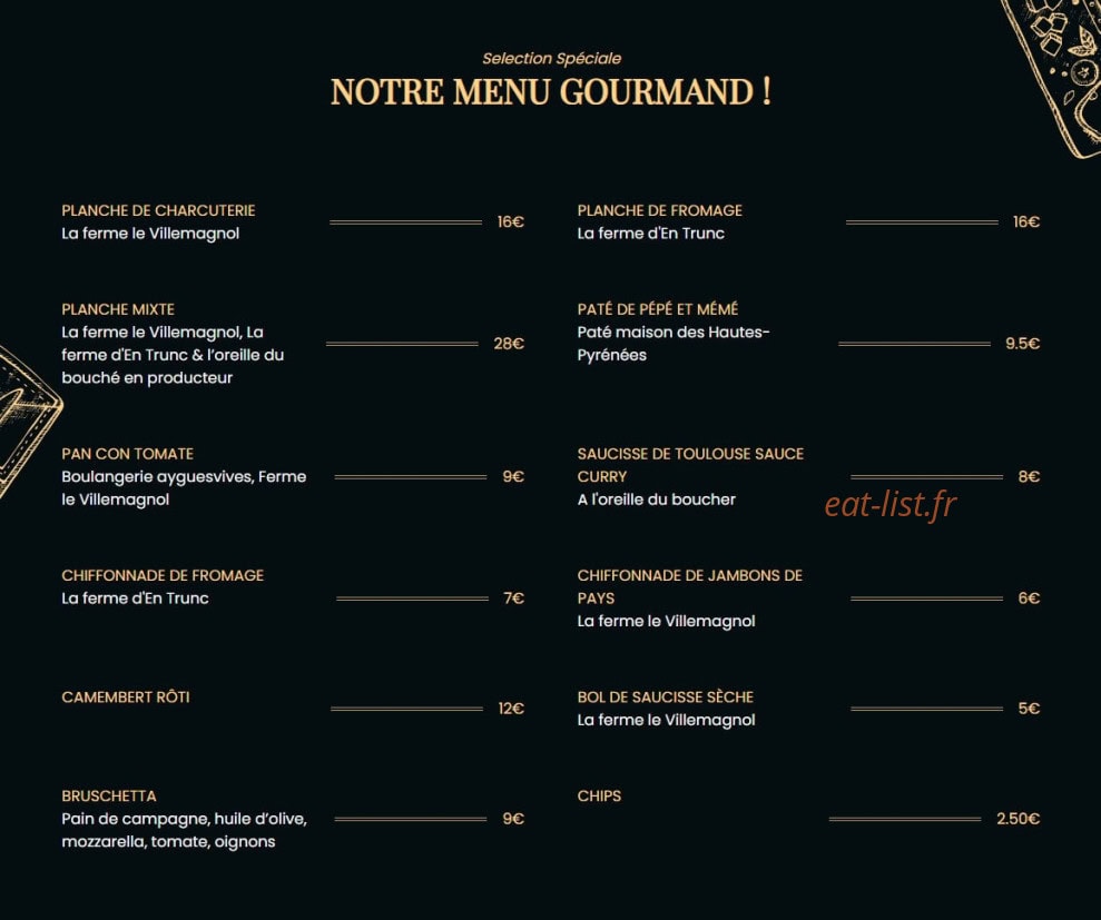 Les Copaings — carte page 2