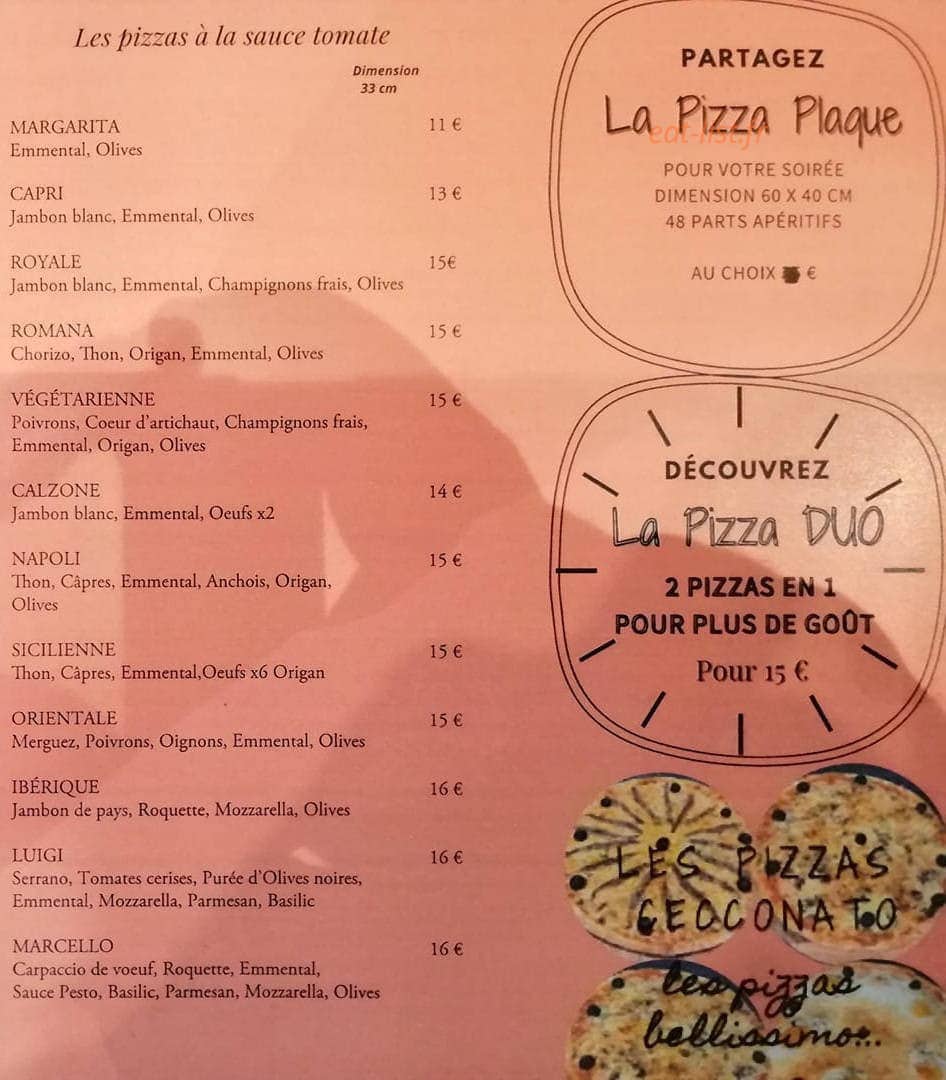 Pizza Cecconato — carte page 2
