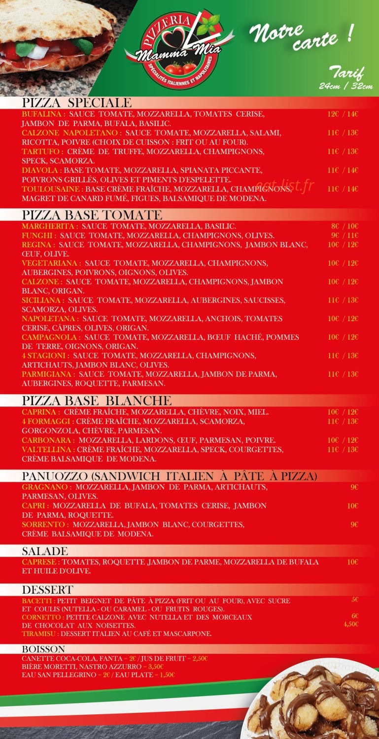Mamma mia — carte page 1