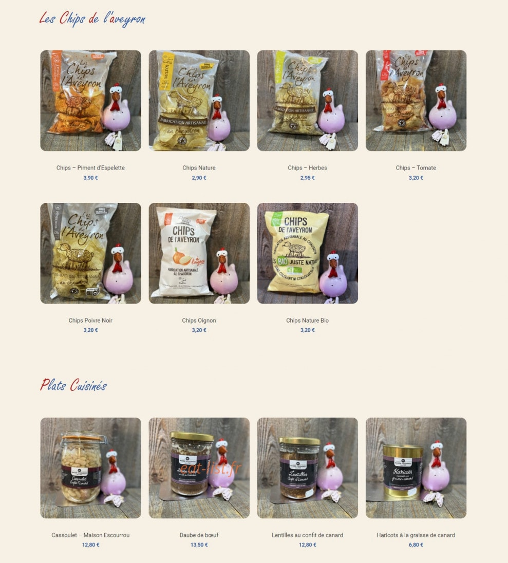 Cocotte Rôtie & Cie — carte page 3