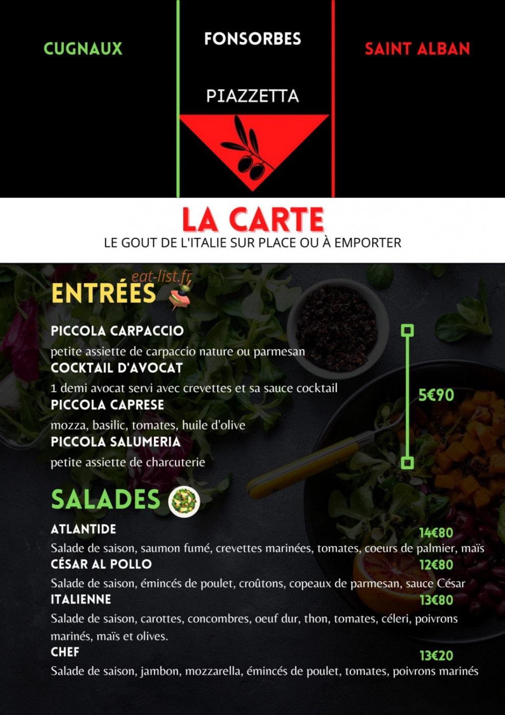 Piazzetta — carte page 1