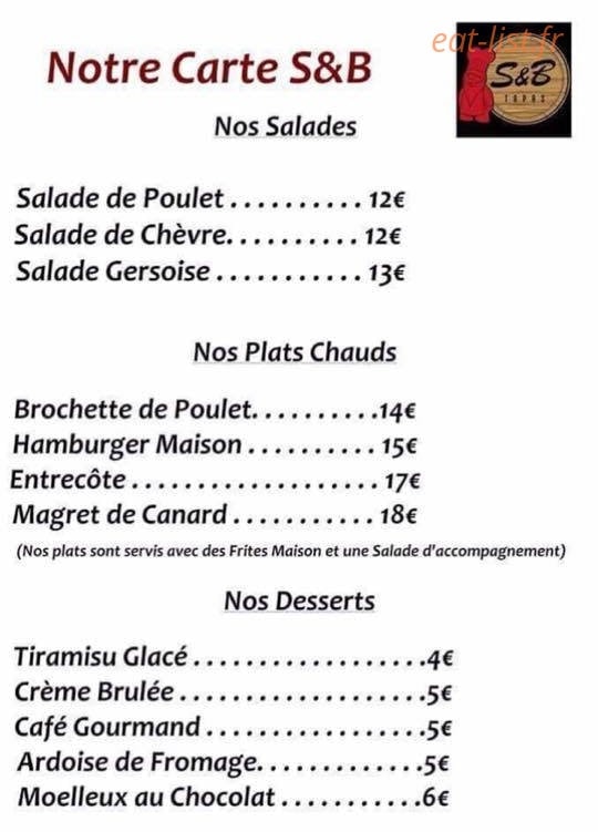 S&B — carte page 3