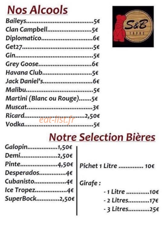 S&B — carte page 5