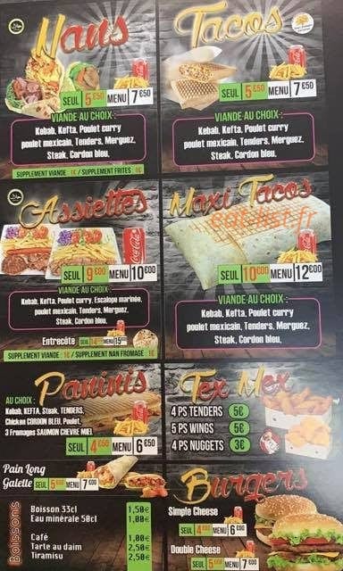 Team Tacos — carte page 2