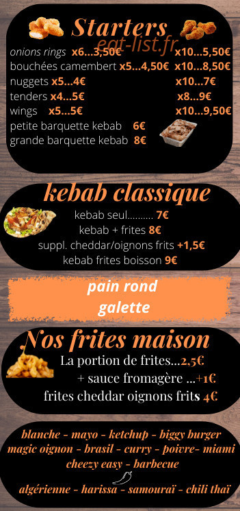 G' tacos — carte page 3