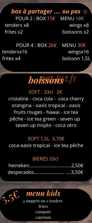 G' tacos — carte page 6