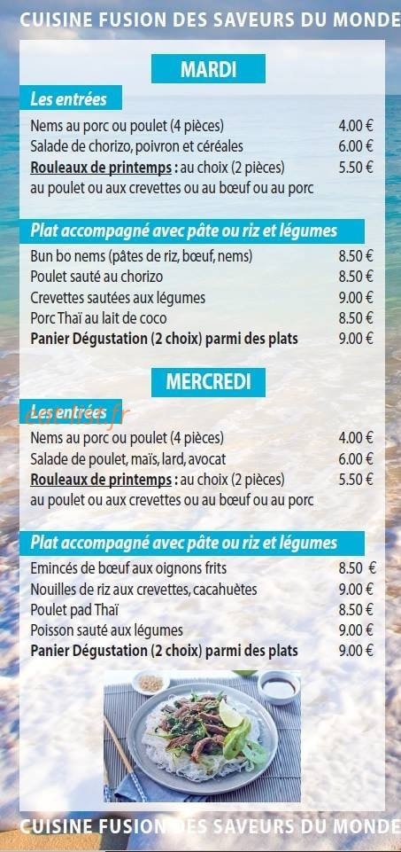 IV Saisons — carte page 3