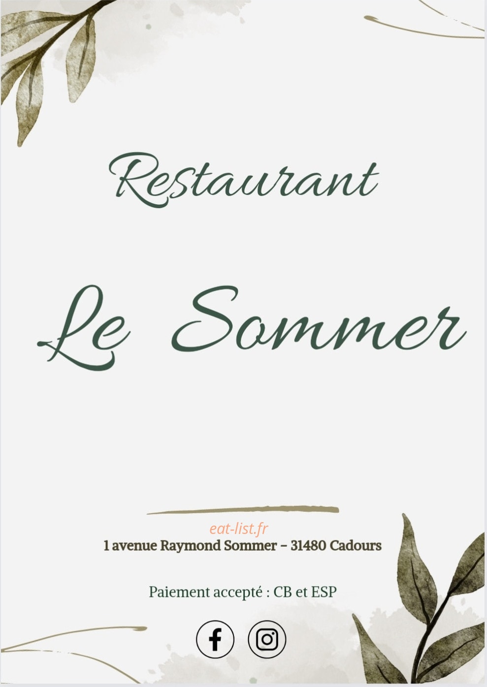 Le Sommer — carte page 1