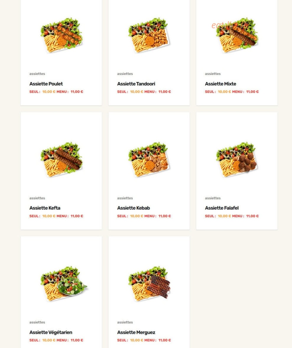 Tacos House — carte page 6