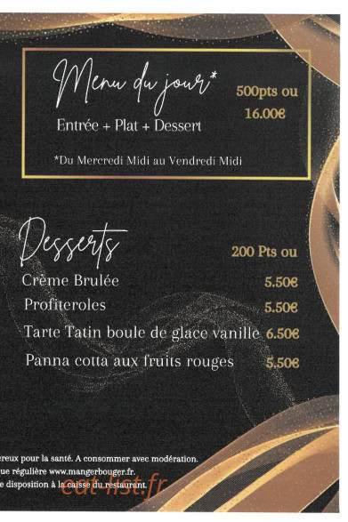 Casino de Barbazan — carte page 3