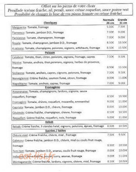La cantina — carte page 2