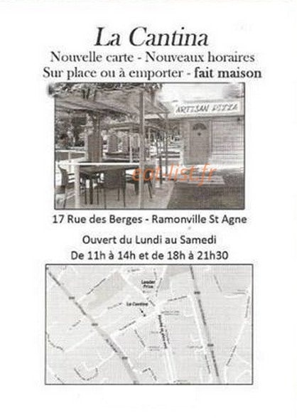 La cantina — carte page 1