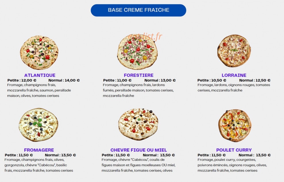 Pizza Helena — carte page 2