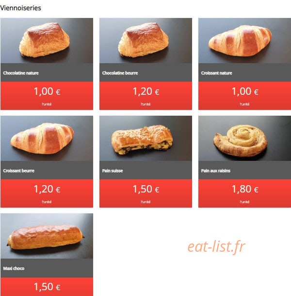 Snack'n Nem — carte page 2