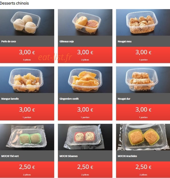 Snack'n Nem — carte page 14