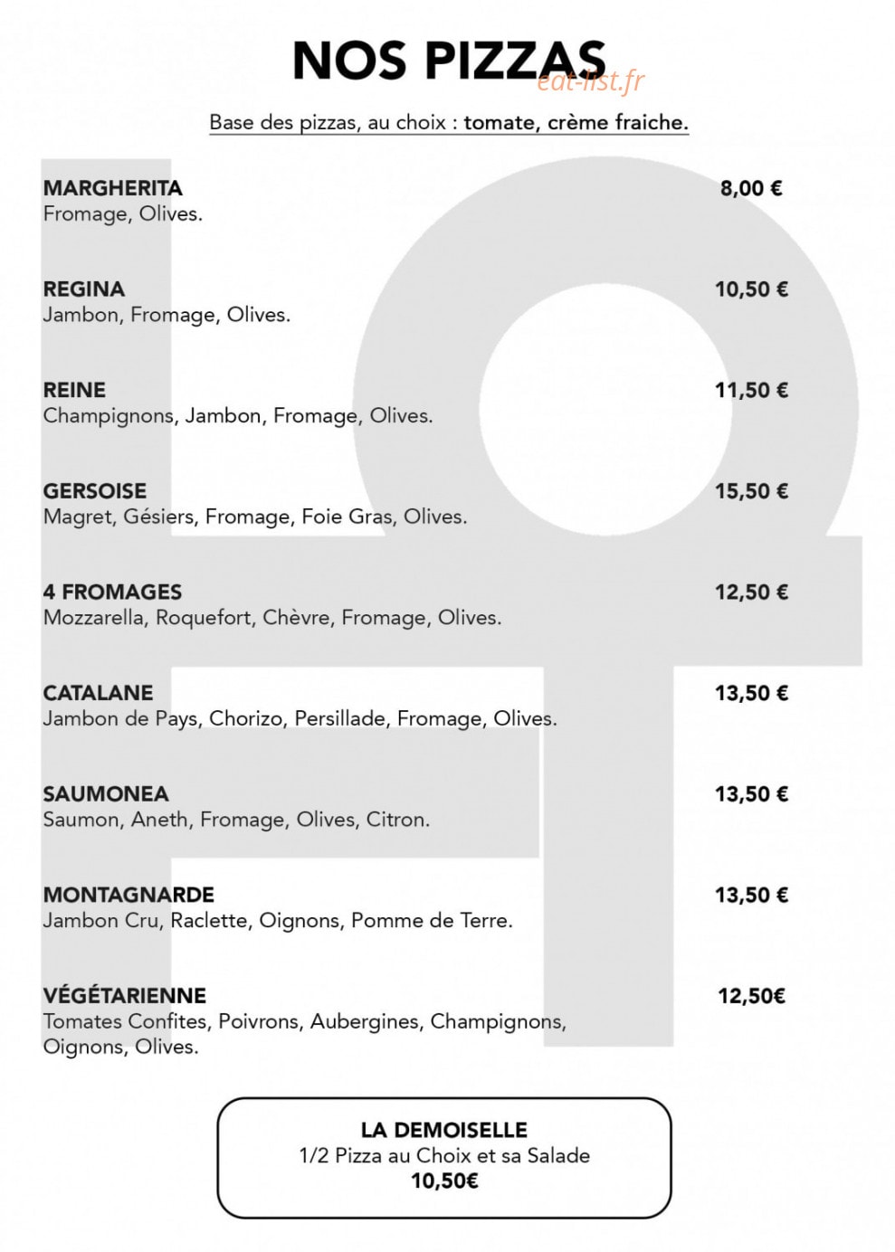 Rest'o loft — carte page 3