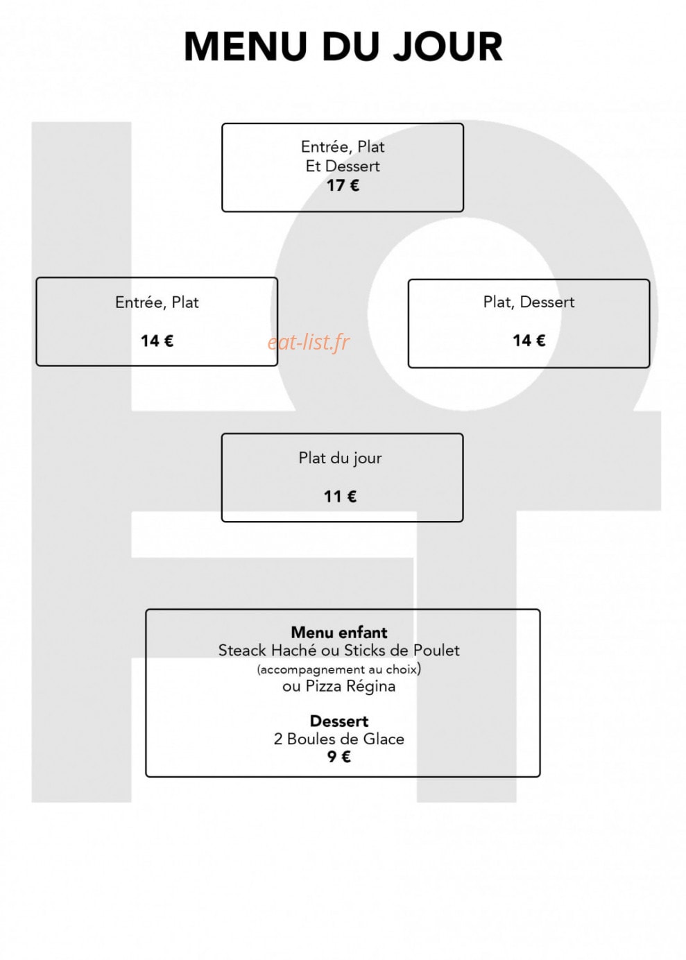 Rest'o loft — carte page 5