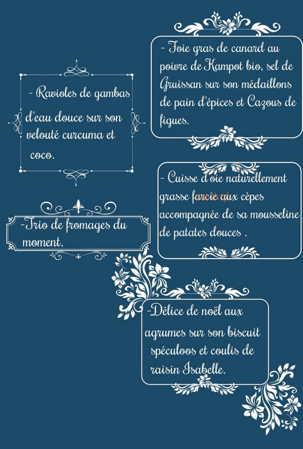 Le Comptoir de l'Hers — carte page 1