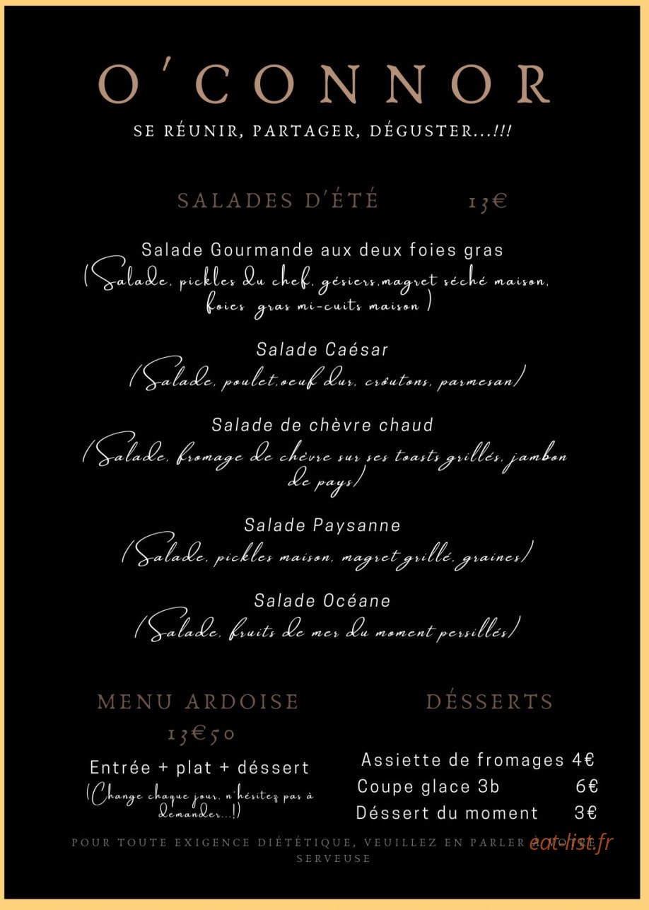 O'connor — carte page 1