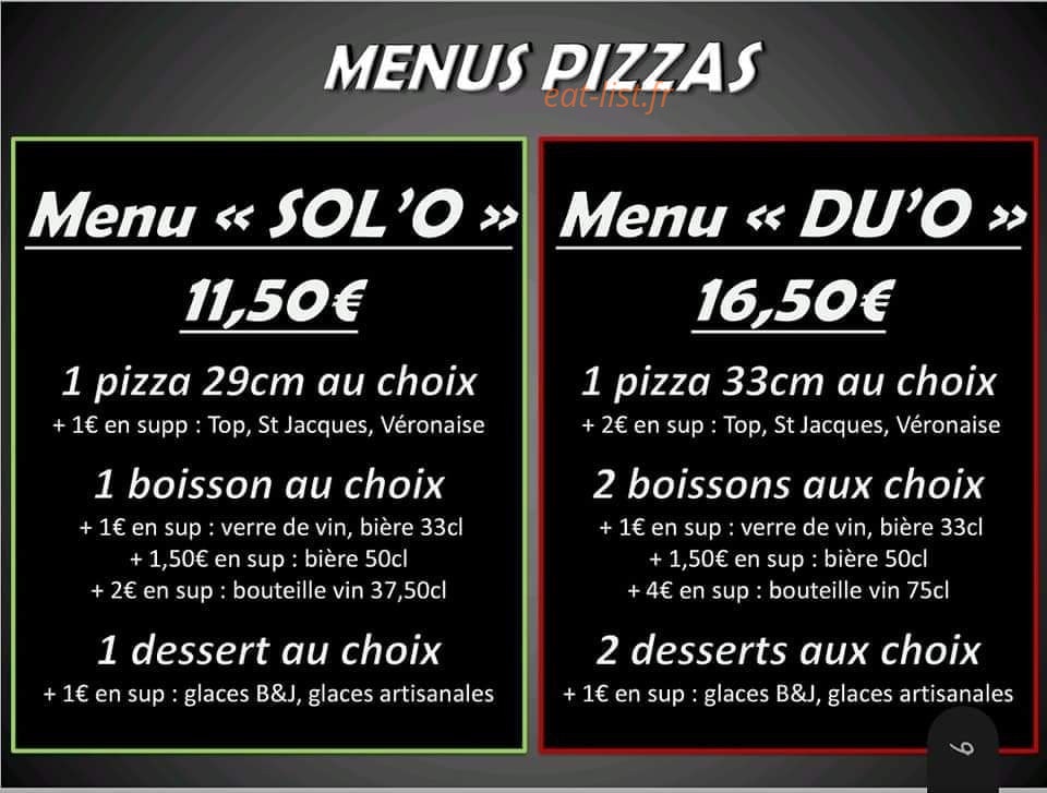 Napoli Pizza — carte page 5