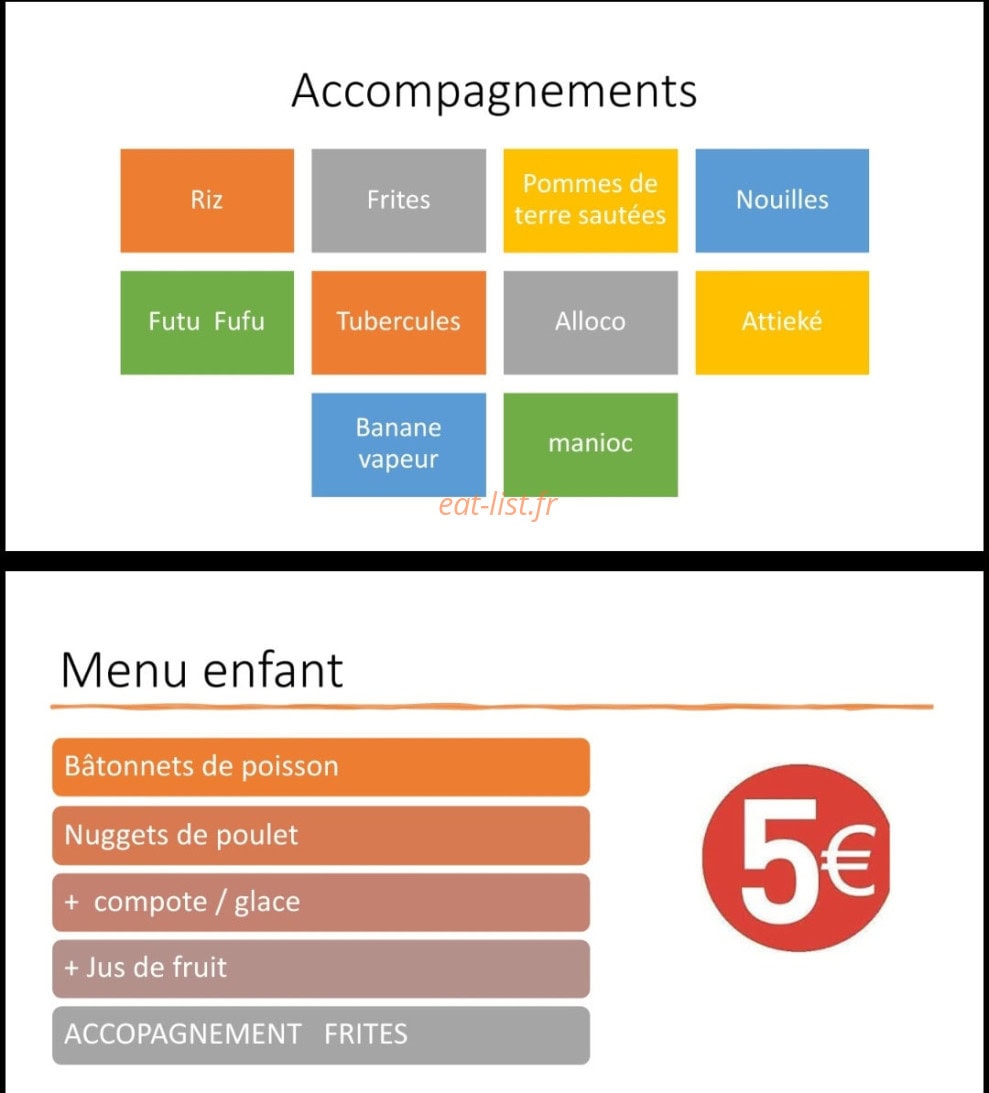 Restaurant du Jardin — carte page 3