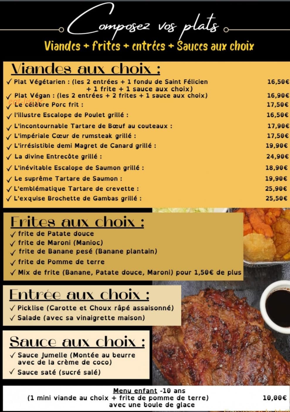 Comme a la M — carte page 3
