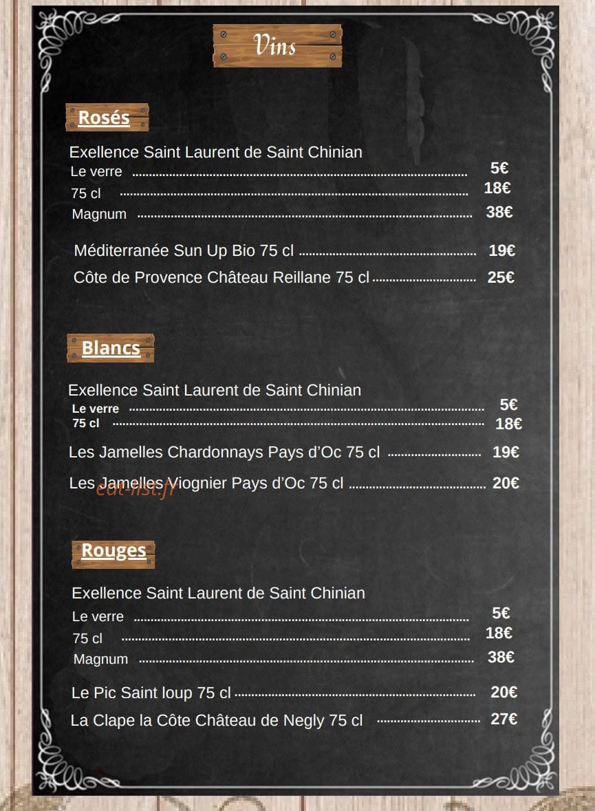 Guinguette La Java — carte page 5