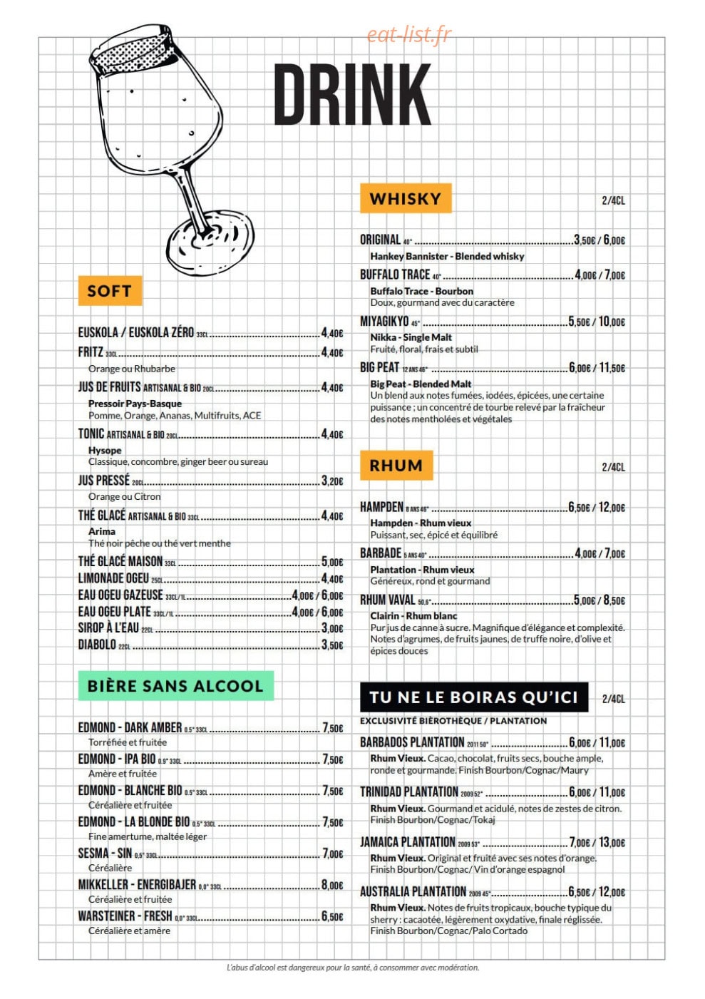 La Bièrothèque — carte page 6