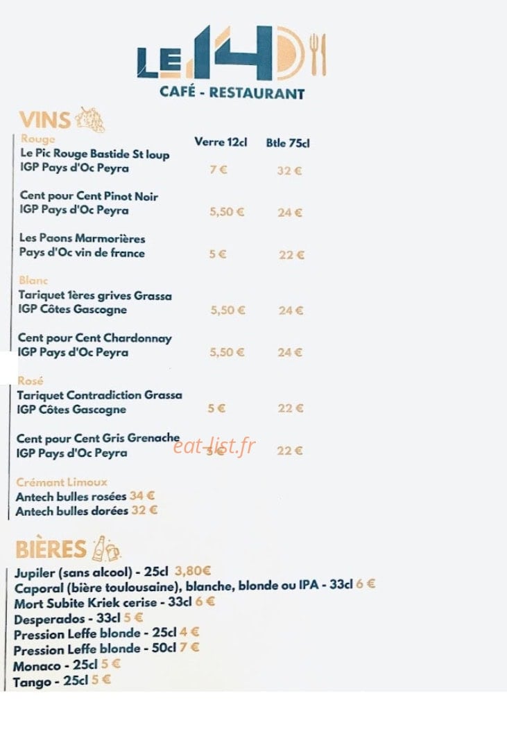 Le 14 — carte page 4