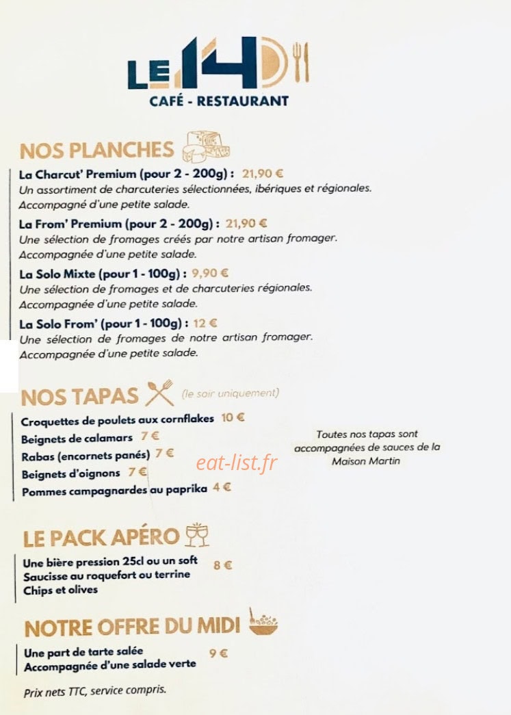 Le 14 — carte page 1