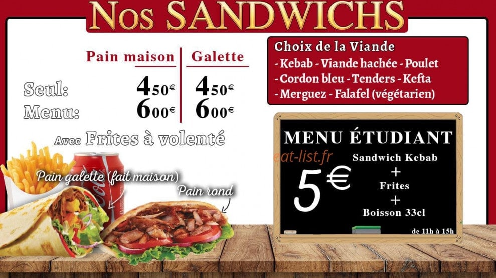 Tacos gratiné — carte page 1