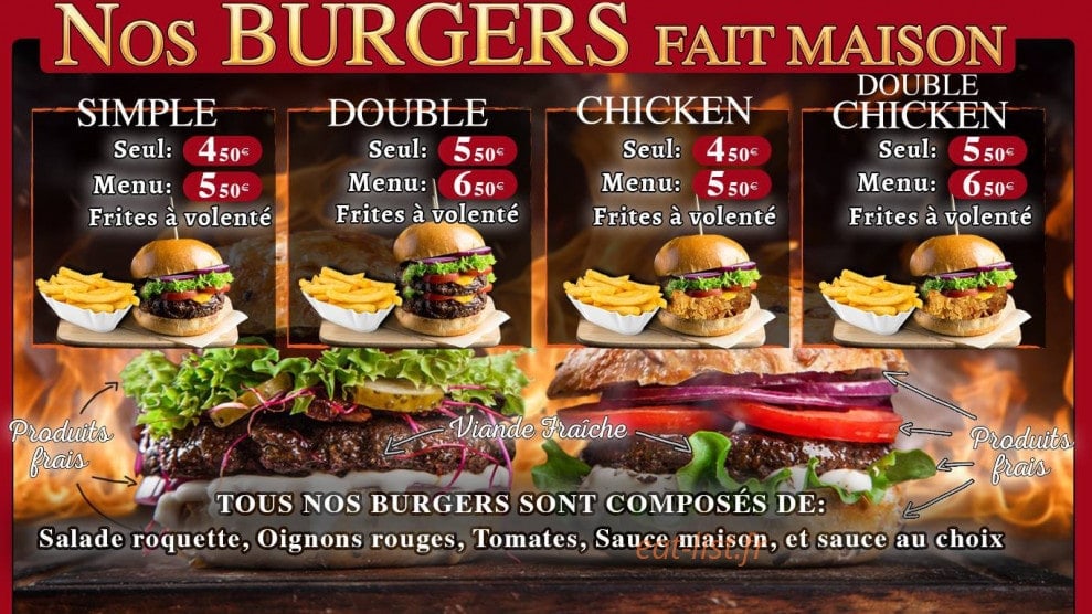 Tacos gratiné — carte page 6