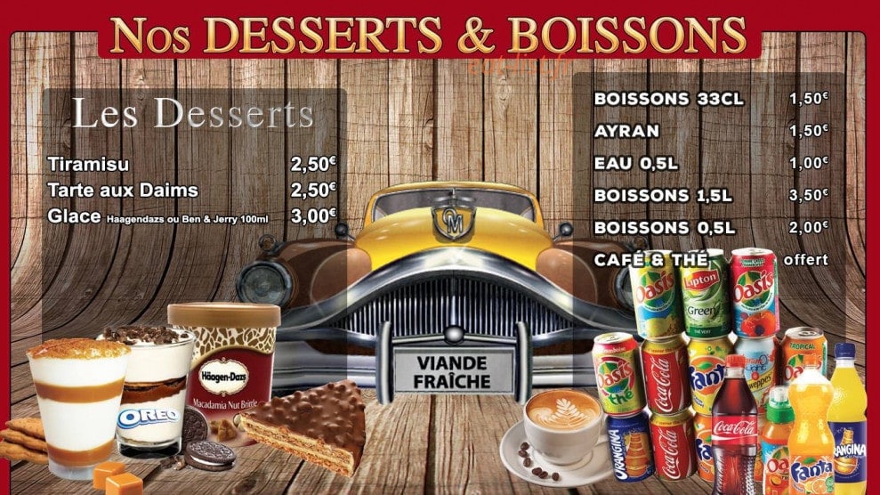 Tacos gratiné — carte page 8