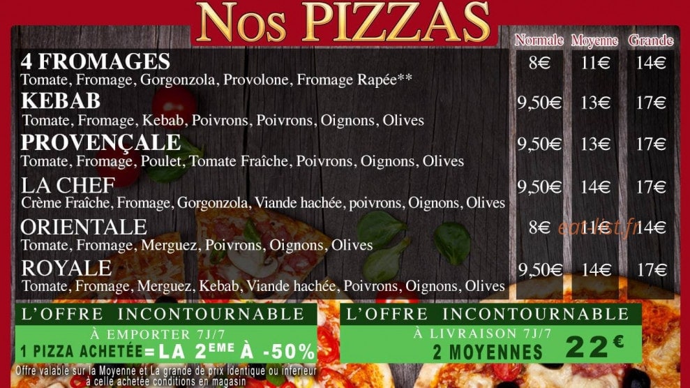 Tacos gratiné — carte page 4