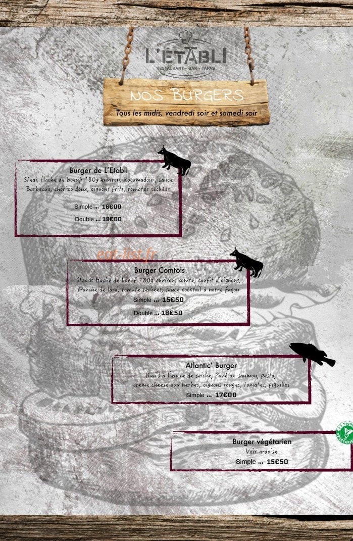L'Etabli — carte page 4