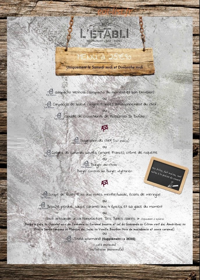 L'Etabli — carte page 5