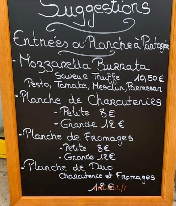 Les Sens Ciel — carte page 1