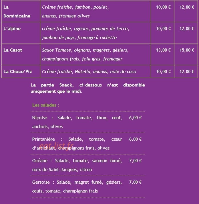 Ô Cassot — carte page 3