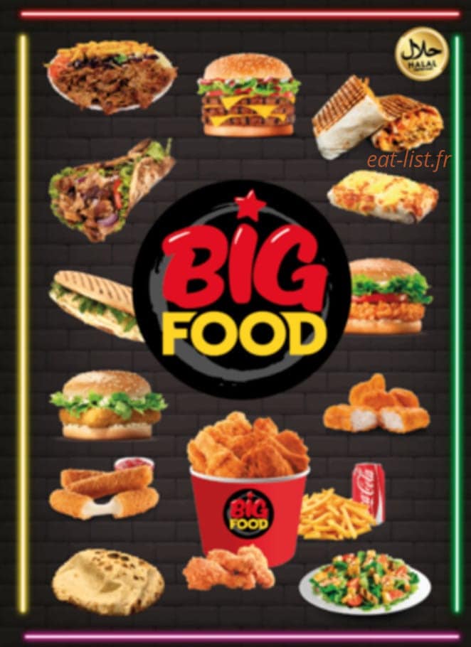 Big food — carte page 1