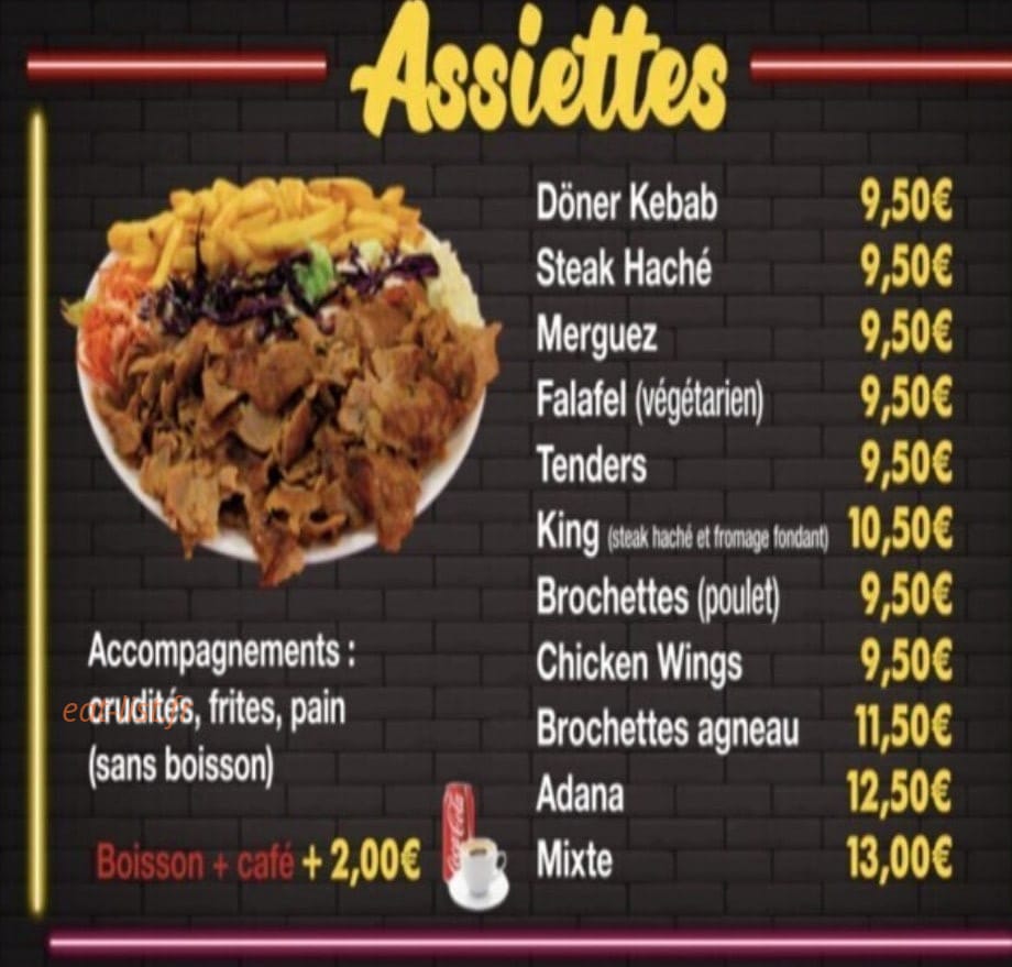 Big food — carte page 2