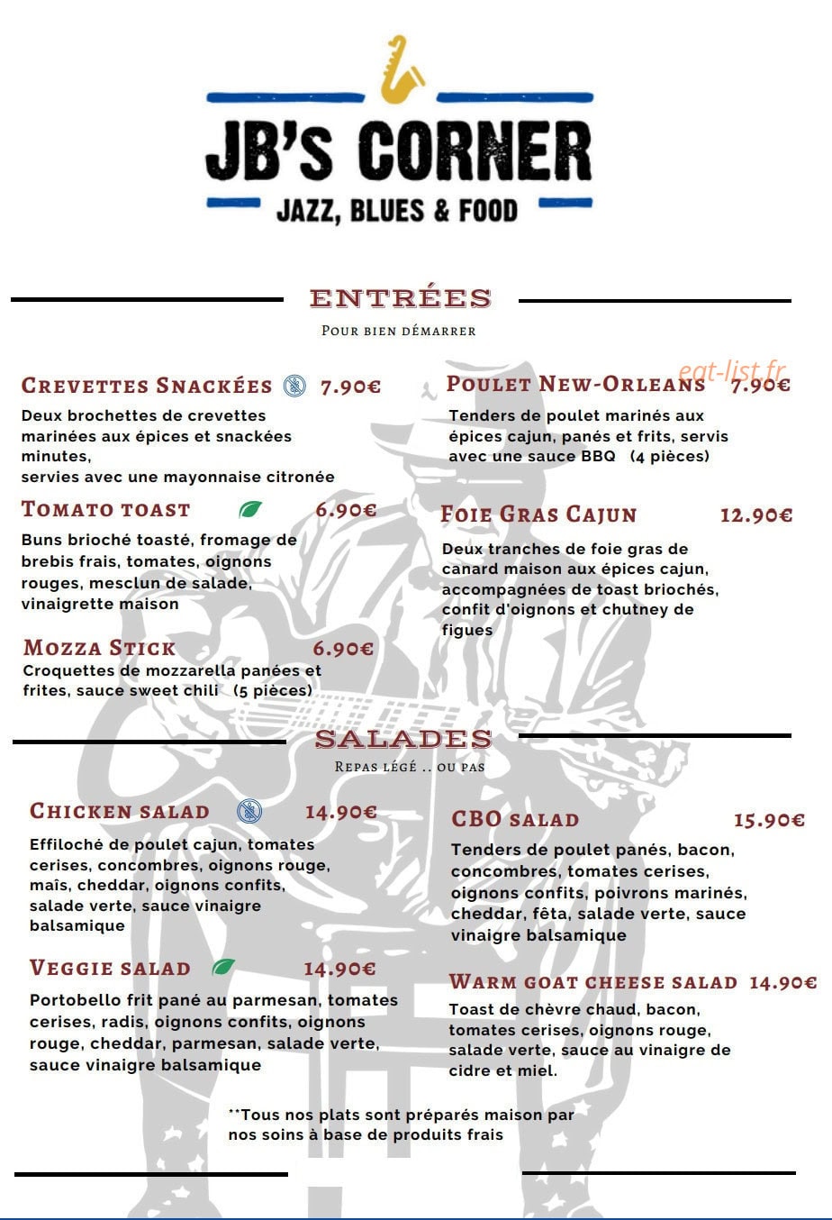 JB's corner — carte page 1