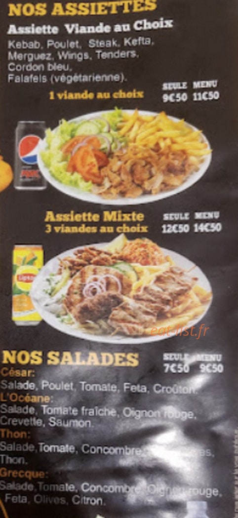 Villa tacos burger — carte page 2