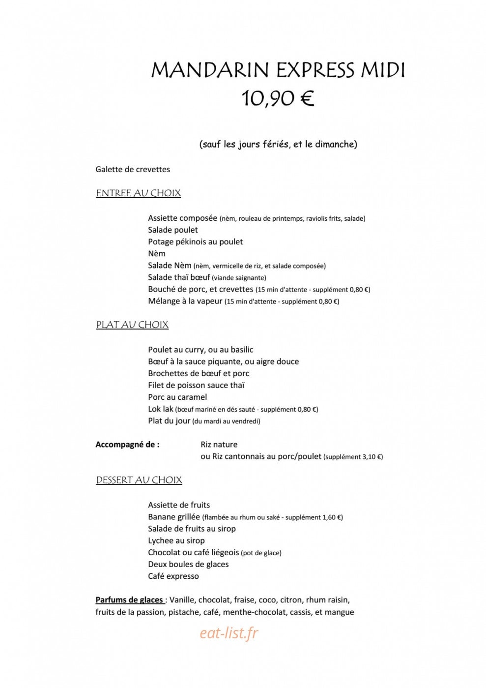 La Cite du Mandarin — carte page 5