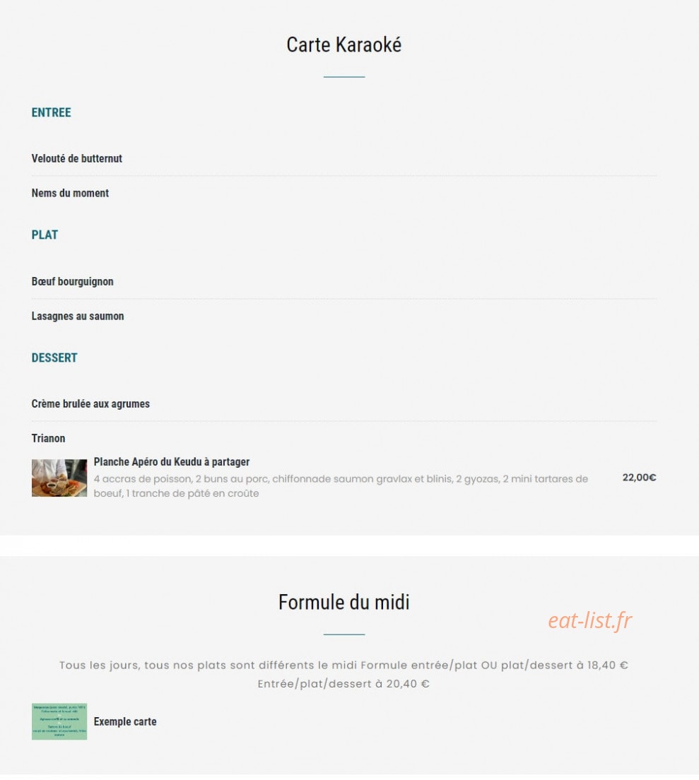 Le Keudu — carte page 2