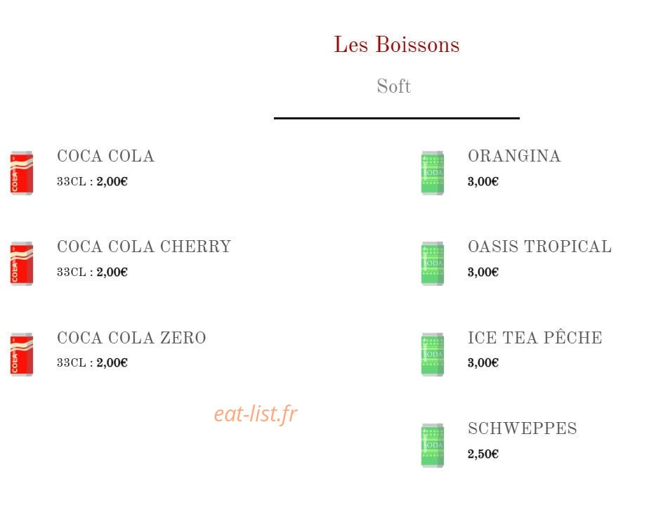 Pizzas Massima — carte page 6
