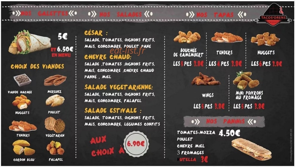 Tacostorens — carte page 2