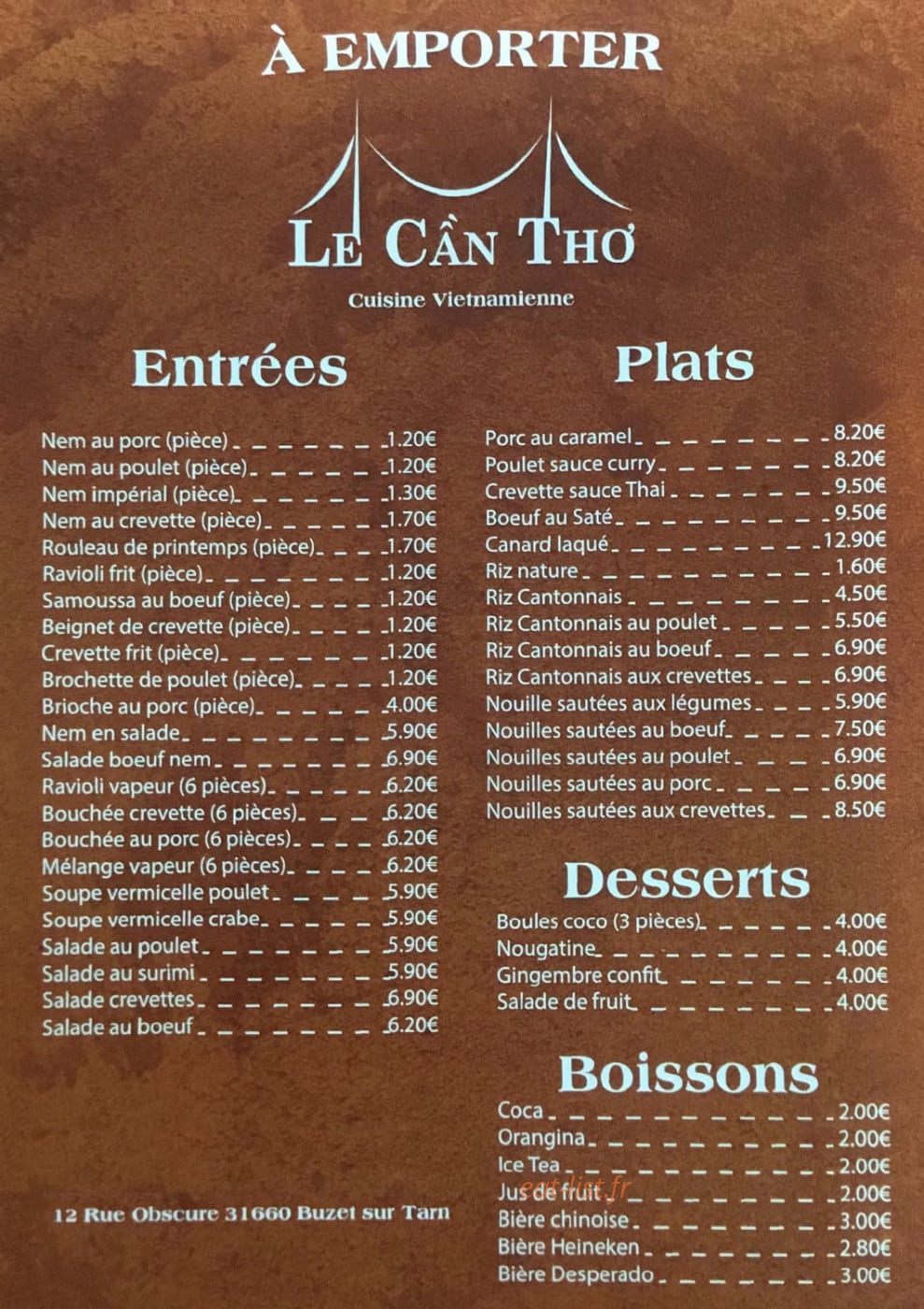 Le Cân Tho — carte page 1