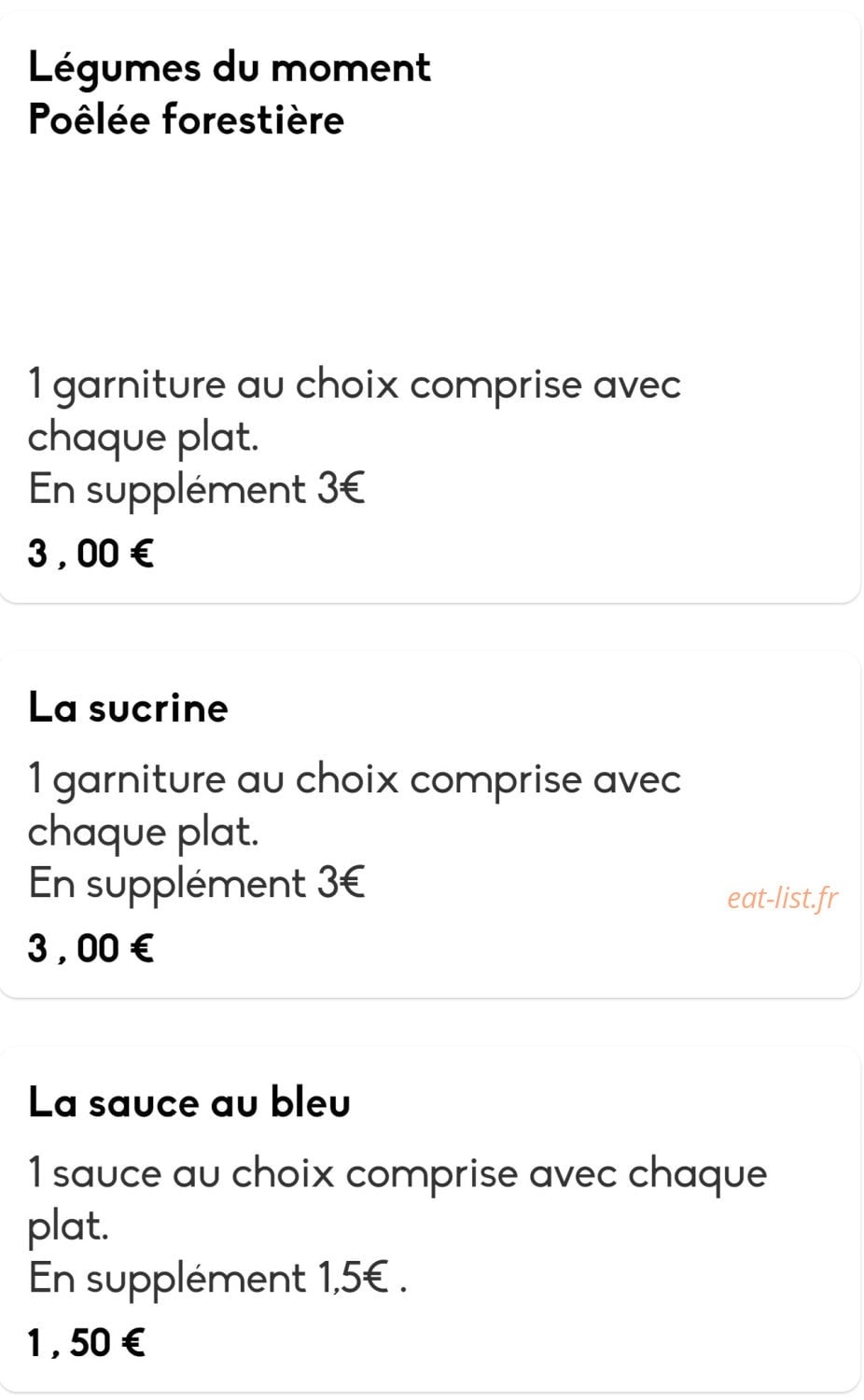 Bistrot & Compagnie — carte page 9