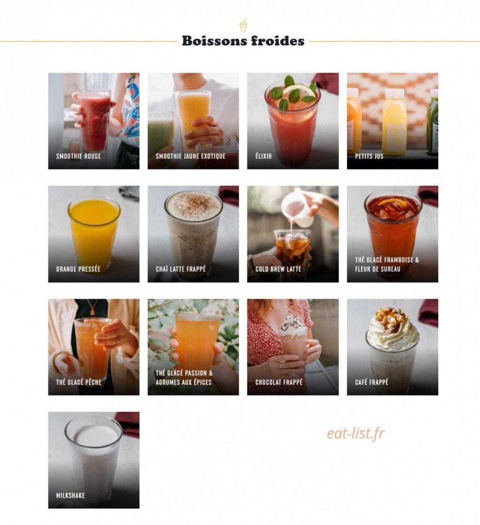 Columbus Café & Co — carte page 4