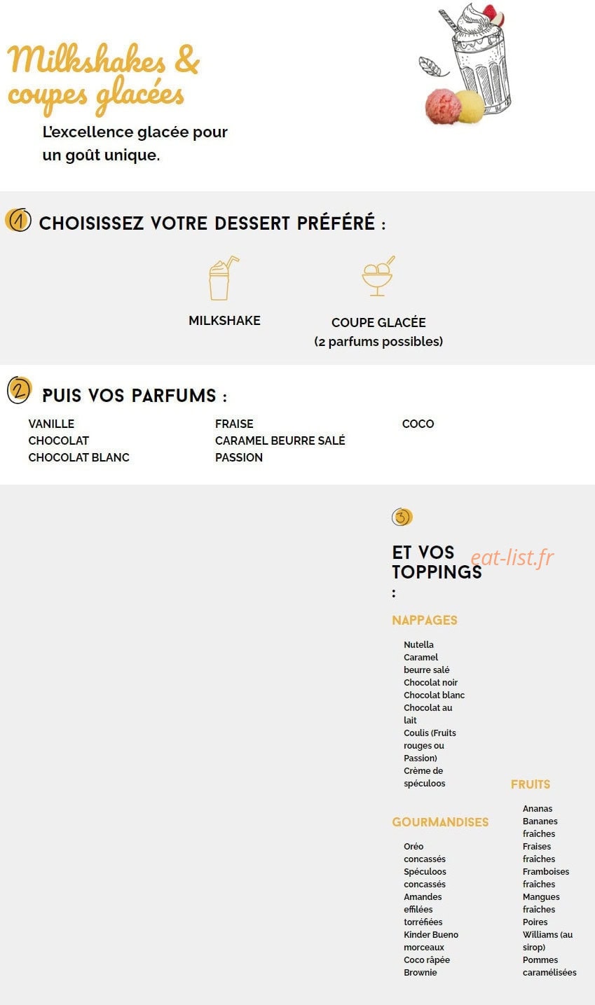 Crêpe Touch — carte page 8